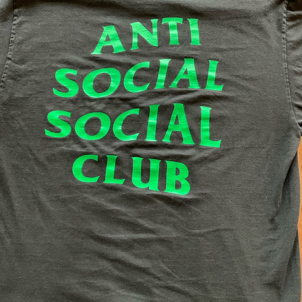 Anti social club shirt.